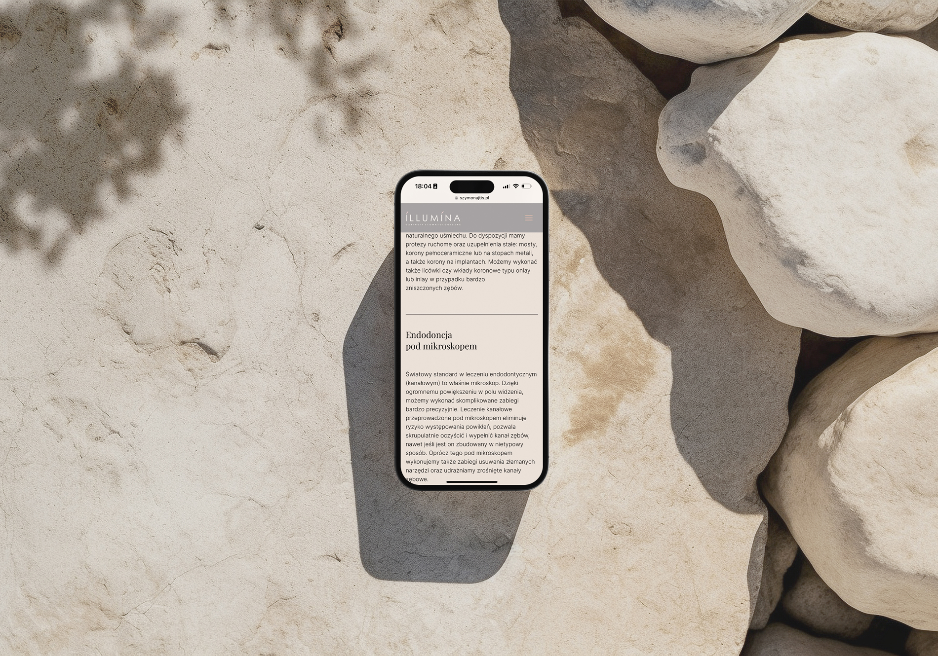 strona internetowa dla stomatologa