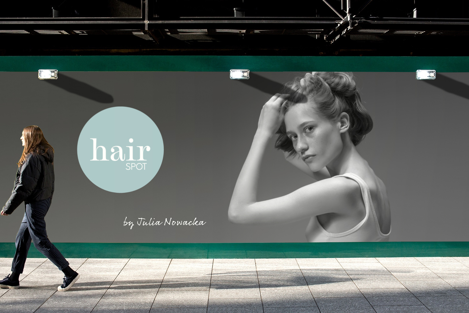 hairdresser logo design
