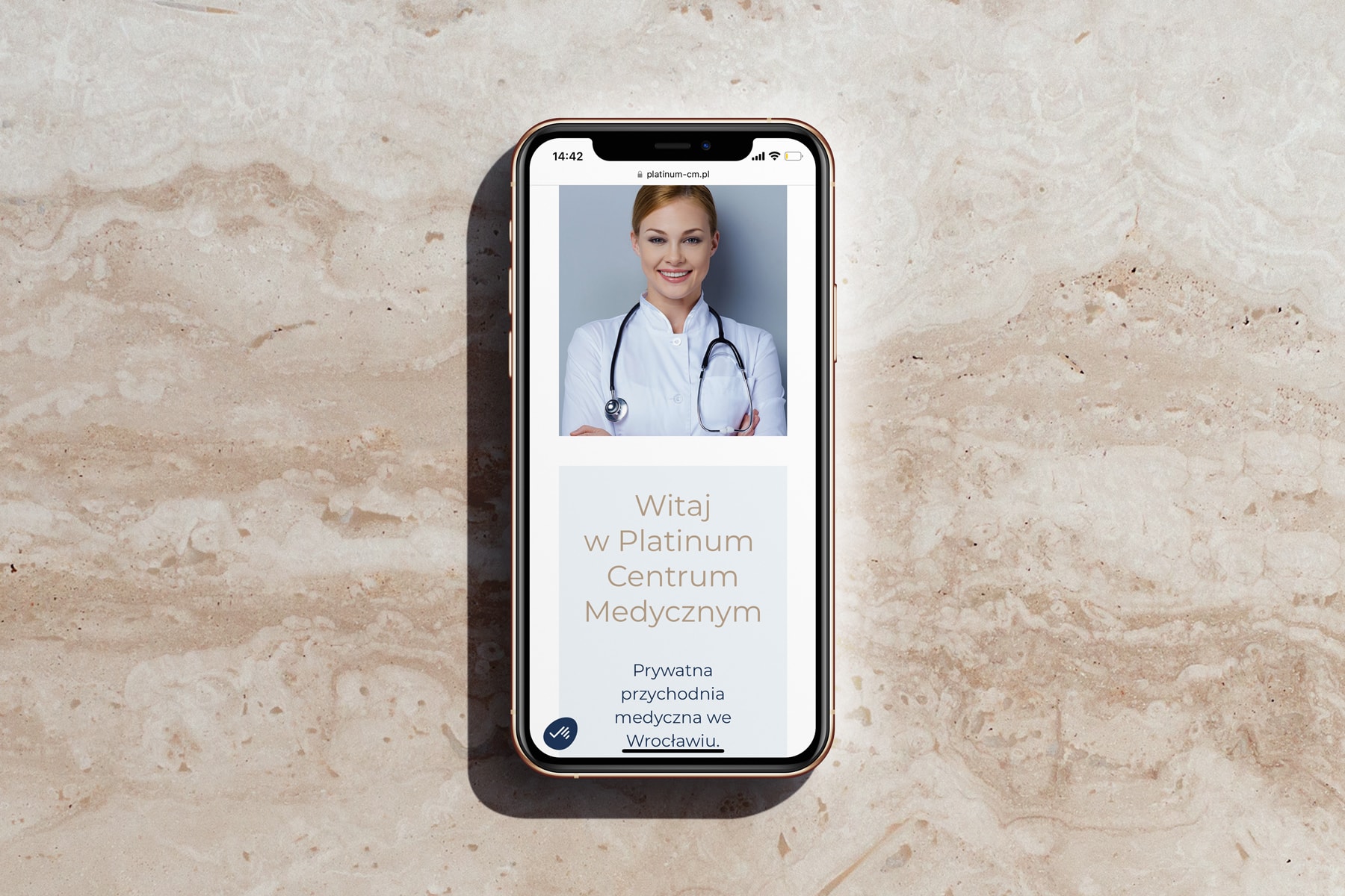 medical center website design